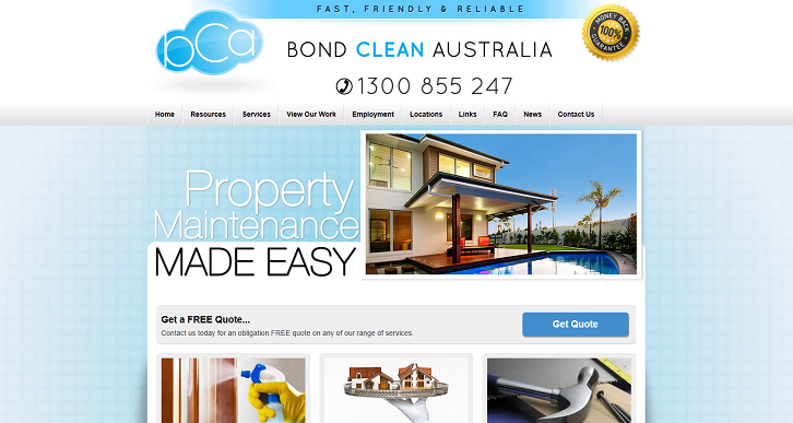 New Website Launched for Bond Clean Australia!